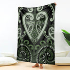 Aotearoa Ngati Awa Blanket Maori Tribal Pattern