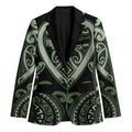 Custom Aotearoa Ngati Awa Blazer Maori Tribal Pattern