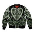 Custom Aotearoa Ngati Awa Bomber Jacket Maori Tribal Pattern
