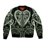 Custom Aotearoa Ngati Awa Bomber Jacket Maori Tribal Pattern