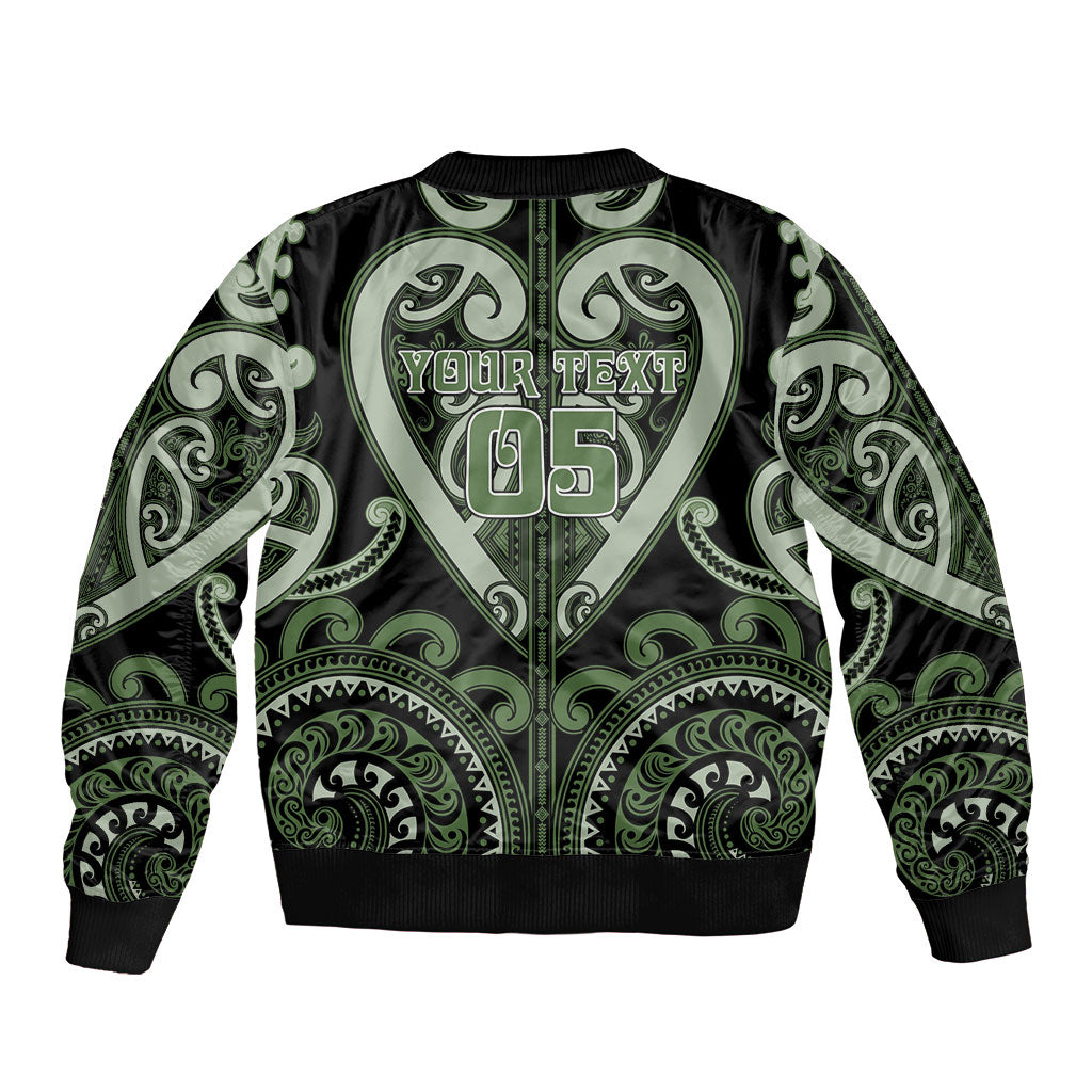 Custom Aotearoa Ngati Awa Bomber Jacket Maori Tribal Pattern
