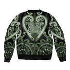 Custom Aotearoa Ngati Awa Bomber Jacket Maori Tribal Pattern