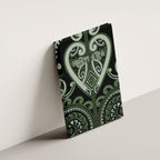 Aotearoa Ngati Awa Canvas Wall Art Maori Tribal Pattern