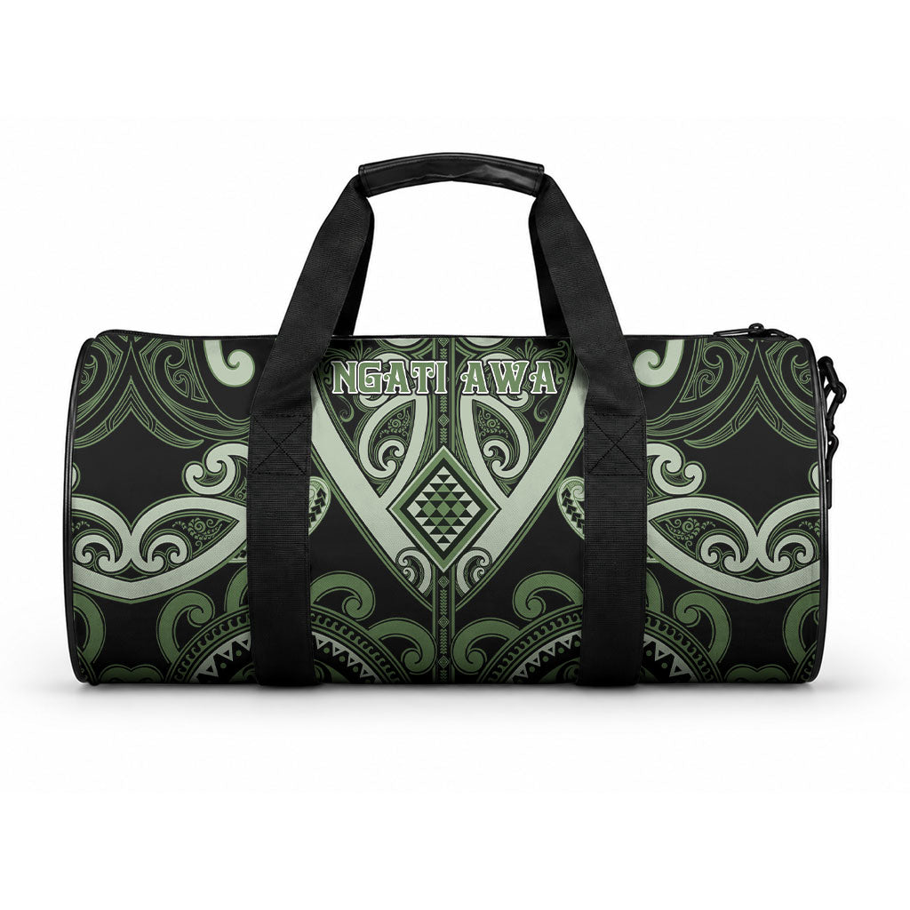 Aotearoa Ngati Awa Duffle Bag Maori Tribal Pattern