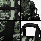Aotearoa Ngati Awa Duffle Bag Maori Tribal Pattern