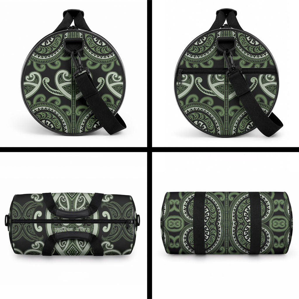 Aotearoa Ngati Awa Duffle Bag Maori Tribal Pattern