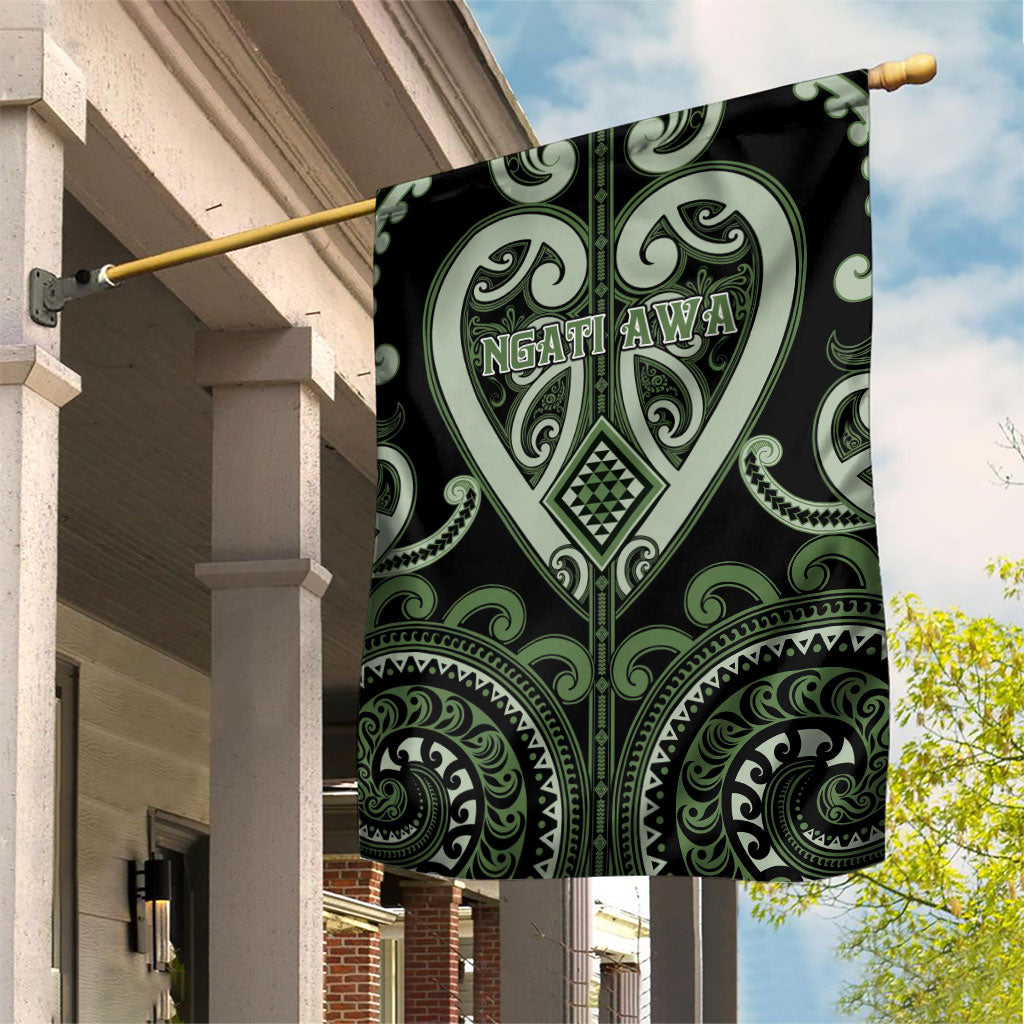 Aotearoa Ngati Awa Garden Flag Maori Tribal Pattern