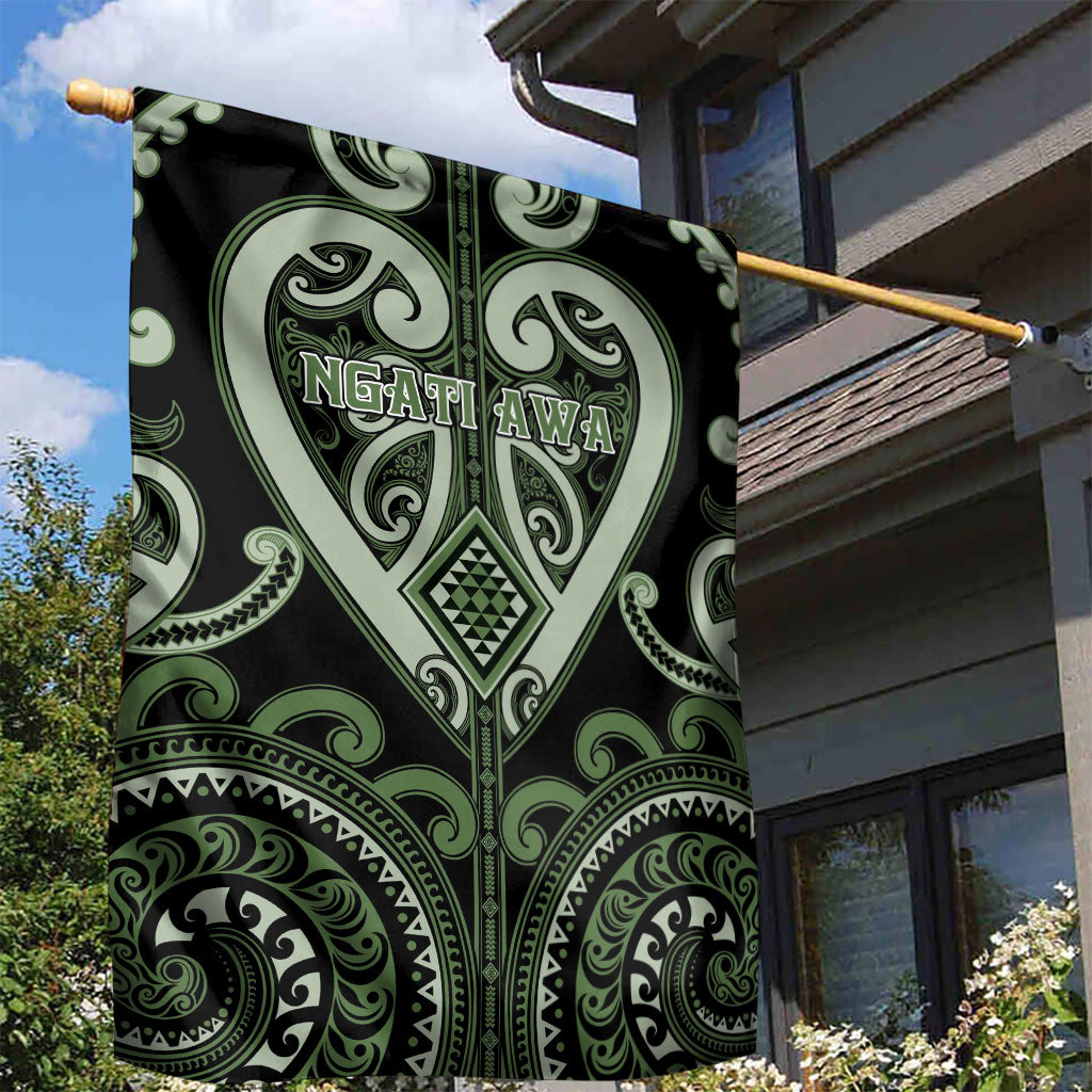 Aotearoa Ngati Awa Garden Flag Maori Tribal Pattern