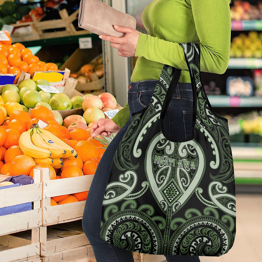 Aotearoa Ngati Awa Grocery Bag Maori Tribal Pattern