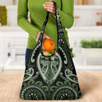 Aotearoa Ngati Awa Grocery Bag Maori Tribal Pattern