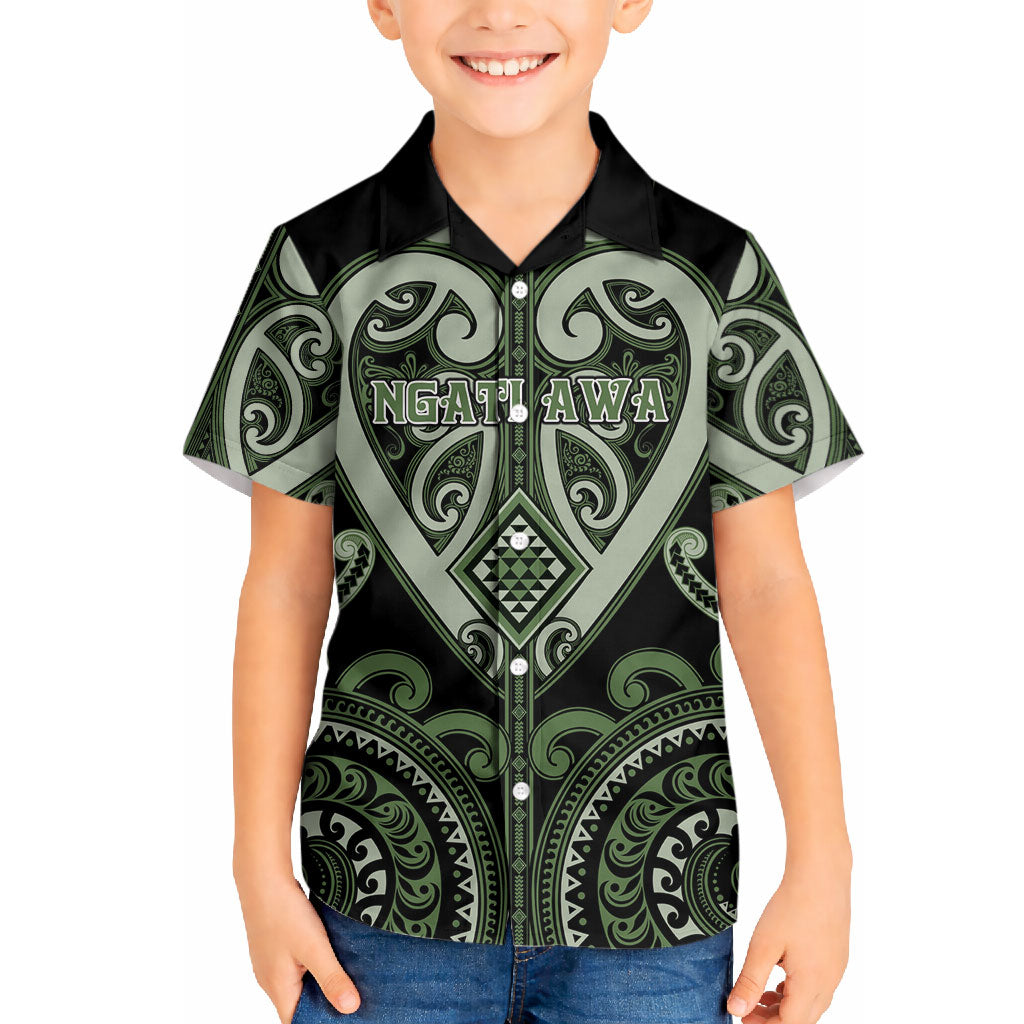 Custom Aotearoa Ngati Awa Hawaiian Shirt Maori Tribal Pattern