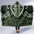 Aotearoa Ngati Awa Hooded Blanket Maori Tribal Pattern