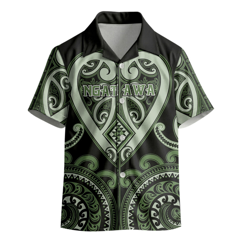 Custom Aotearoa Ngati Awa Kid Hawaiian Shirt Maori Tribal Pattern