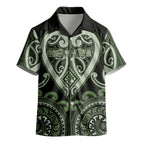 Custom Aotearoa Ngati Awa Kid Hawaiian Shirt Maori Tribal Pattern