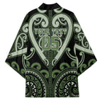 Custom Aotearoa Ngati Awa Kimono Maori Tribal Pattern