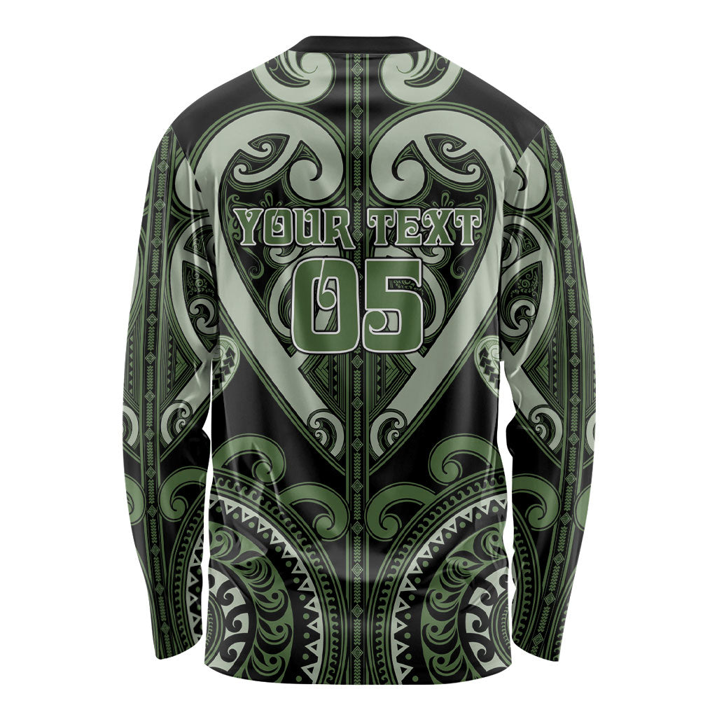 Custom Aotearoa Ngati Awa Long Sleeve Shirt Maori Tribal Pattern