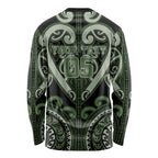 Custom Aotearoa Ngati Awa Long Sleeve Shirt Maori Tribal Pattern