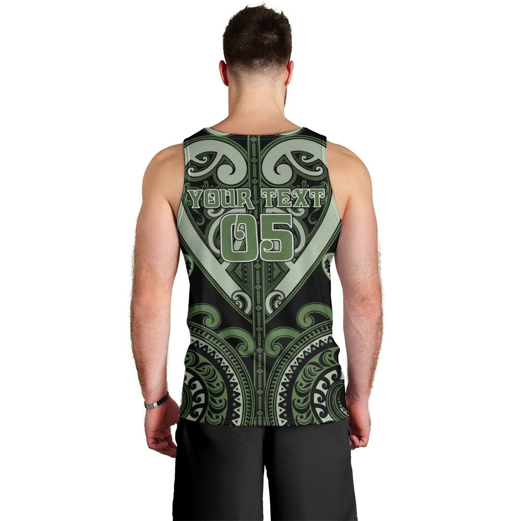 Custom Aotearoa Ngati Awa Men Tank Top Maori Tribal Pattern