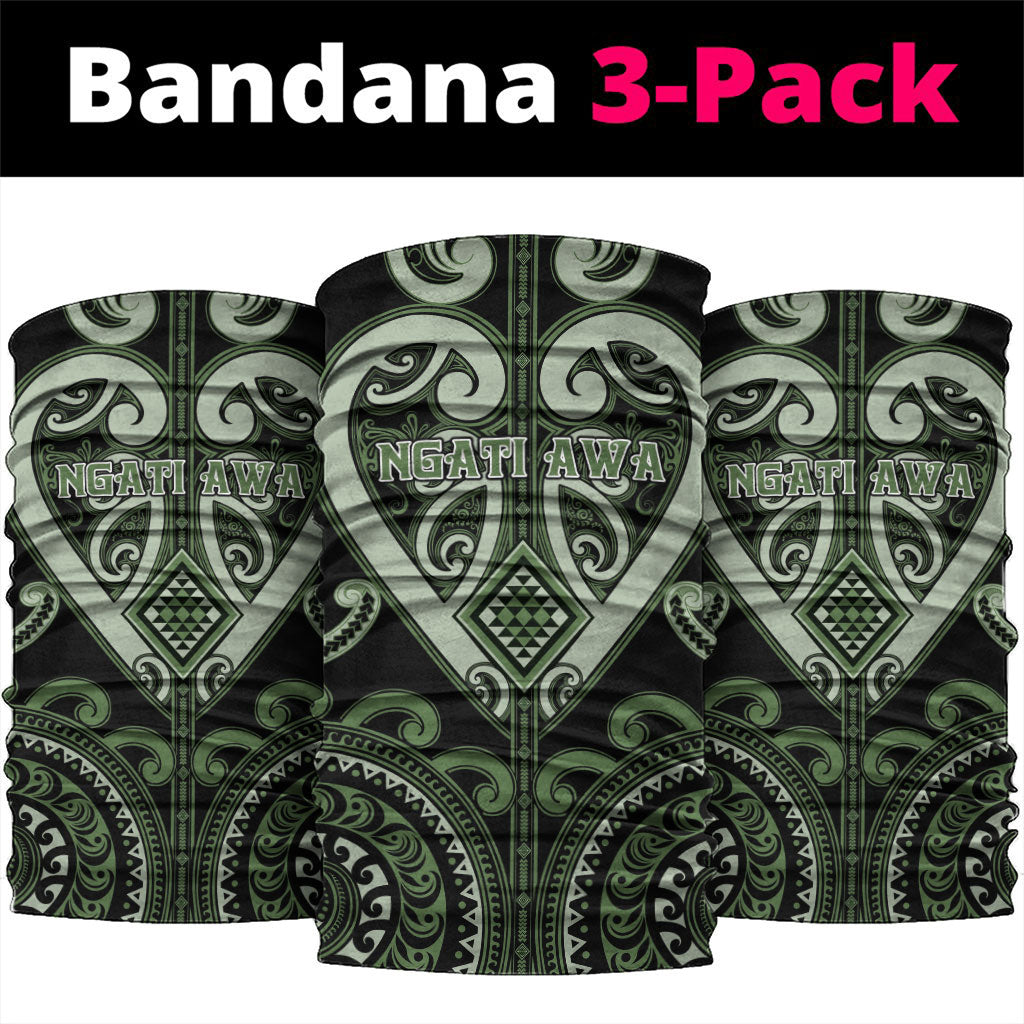 Aotearoa Ngati Awa Neck Gaiter Maori Tribal Pattern