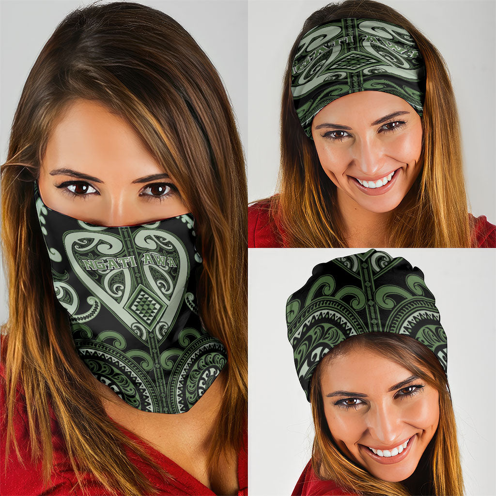 Aotearoa Ngati Awa Neck Gaiter Maori Tribal Pattern