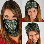 Aotearoa Ngati Awa Neck Gaiter Maori Tribal Pattern
