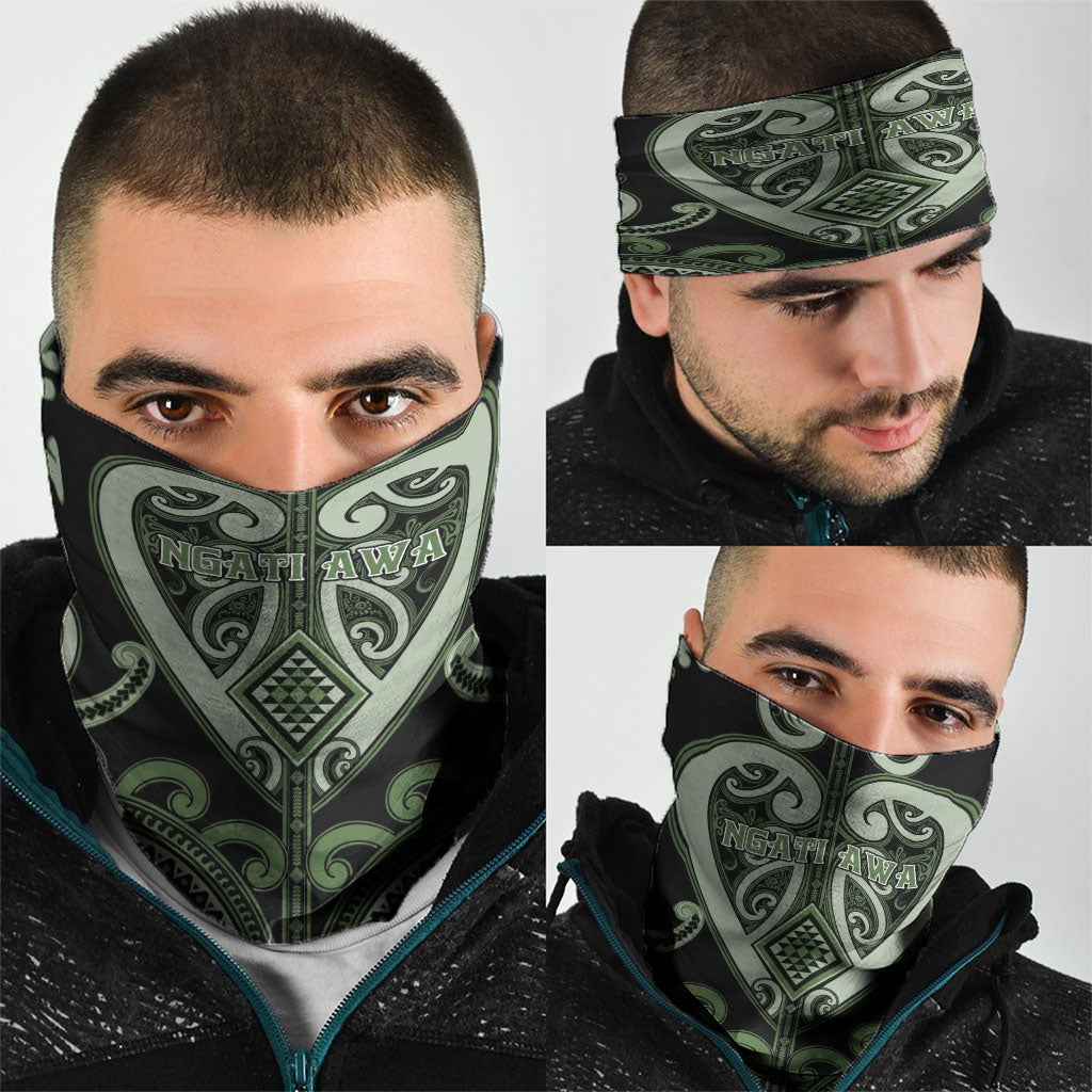 Aotearoa Ngati Awa Neck Gaiter Maori Tribal Pattern