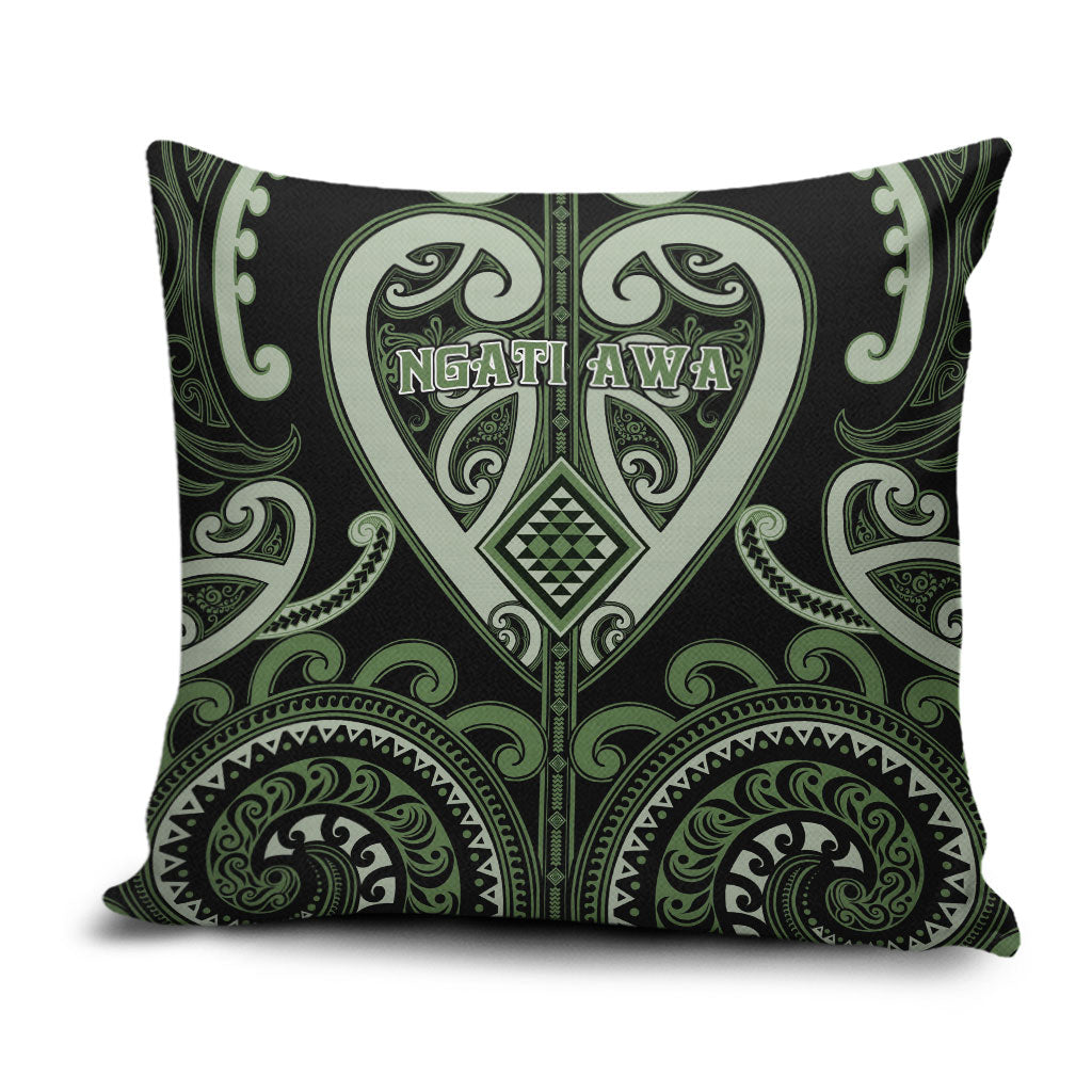 Aotearoa Ngati Awa Pillow Cover Maori Tribal Pattern