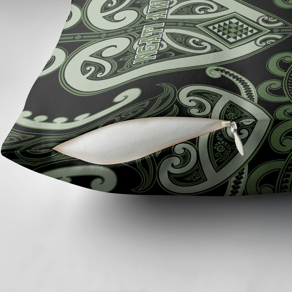 Aotearoa Ngati Awa Pillow Cover Maori Tribal Pattern
