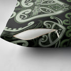 Aotearoa Ngati Awa Pillow Cover Maori Tribal Pattern