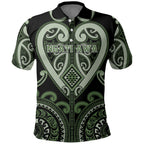 Custom Aotearoa Ngati Awa Polo Shirt Maori Tribal Pattern