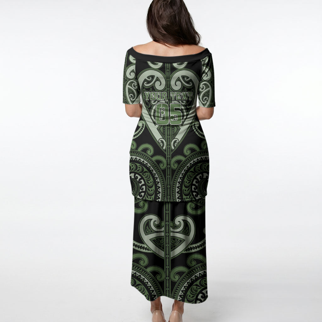 Custom Aotearoa Ngati Awa Puletasi Maori Tribal Pattern