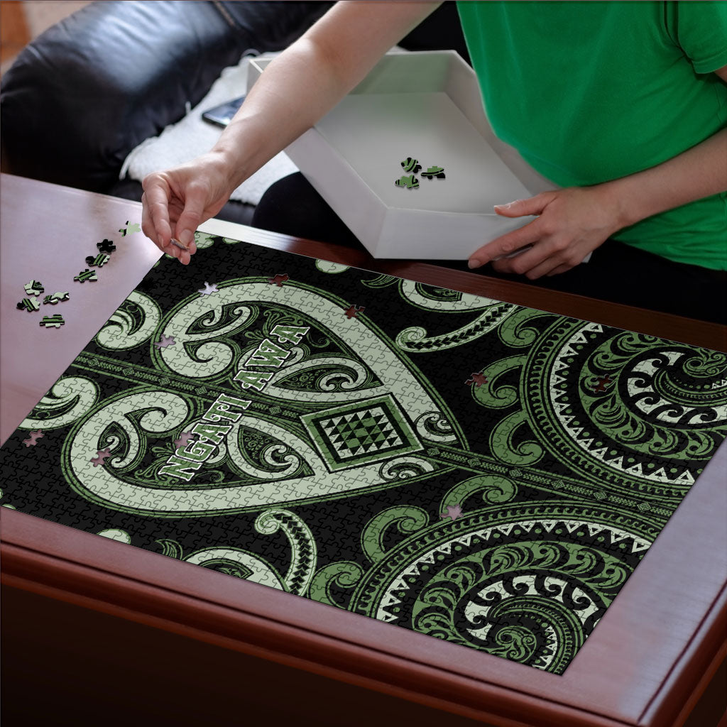 Aotearoa Ngati Awa Puzzle Maori Tribal Pattern