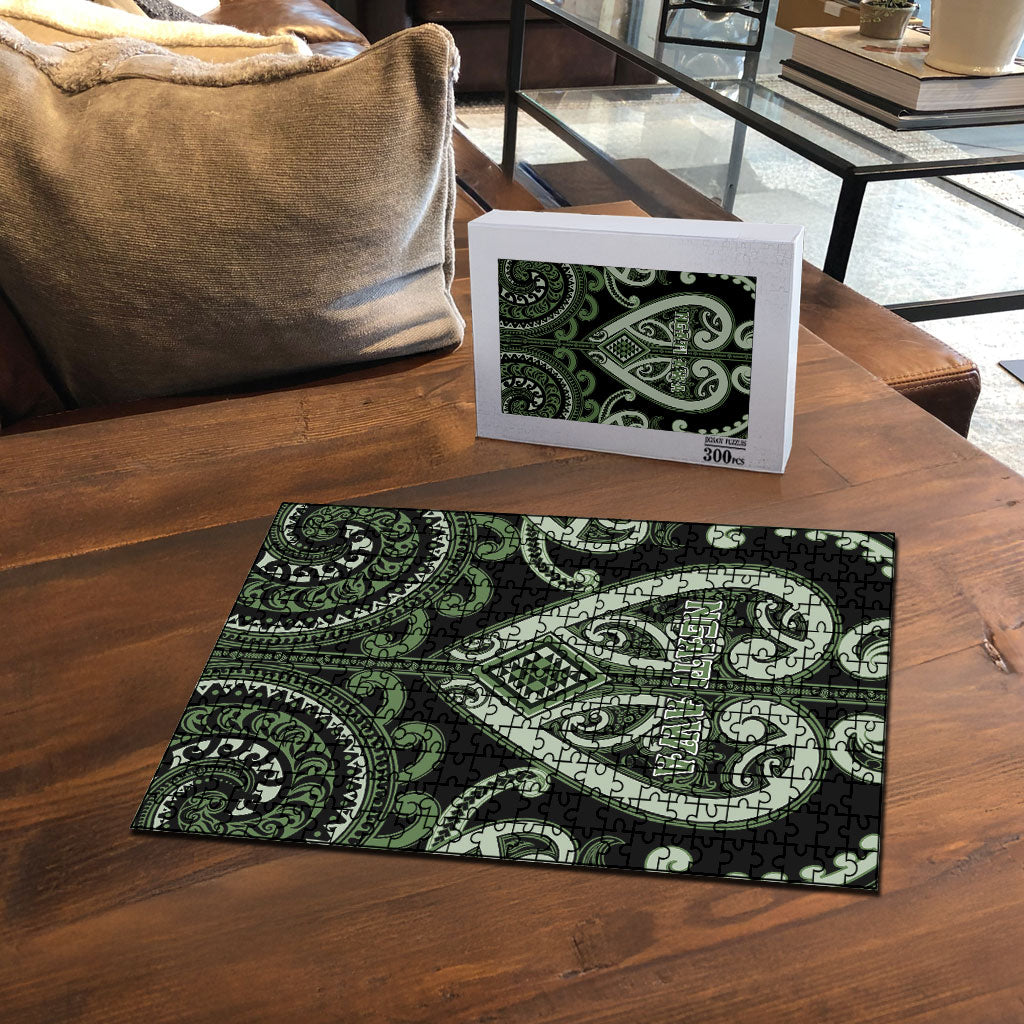 Aotearoa Ngati Awa Puzzle Maori Tribal Pattern
