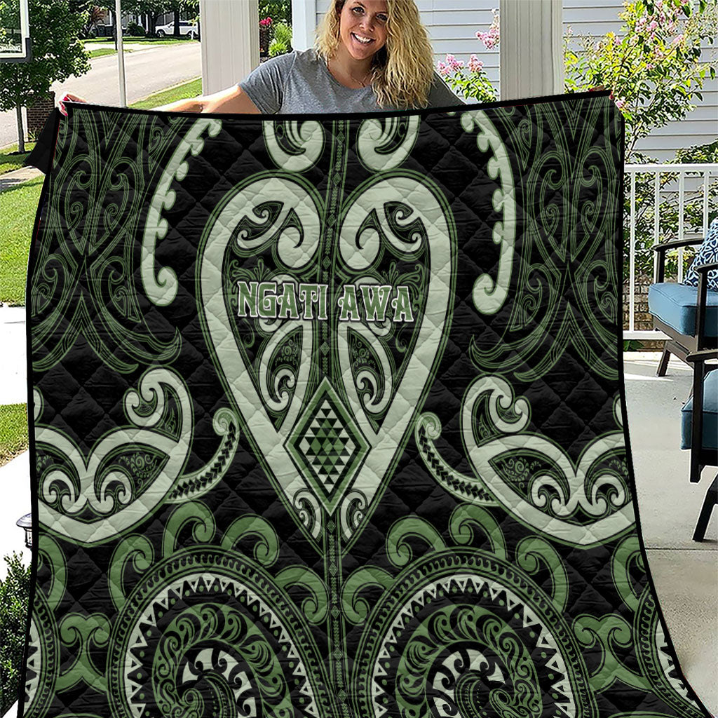 Aotearoa Ngati Awa Quilt Maori Tribal Pattern