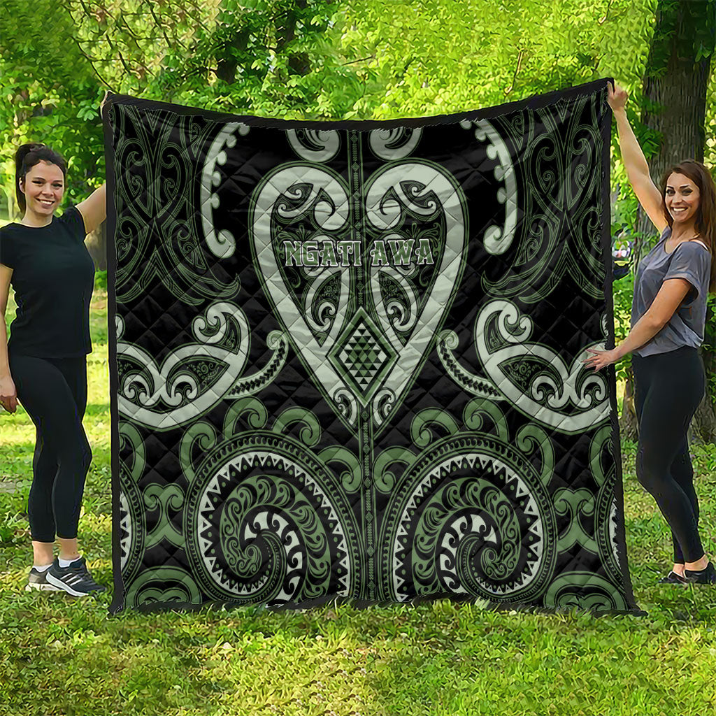 Aotearoa Ngati Awa Quilt Maori Tribal Pattern