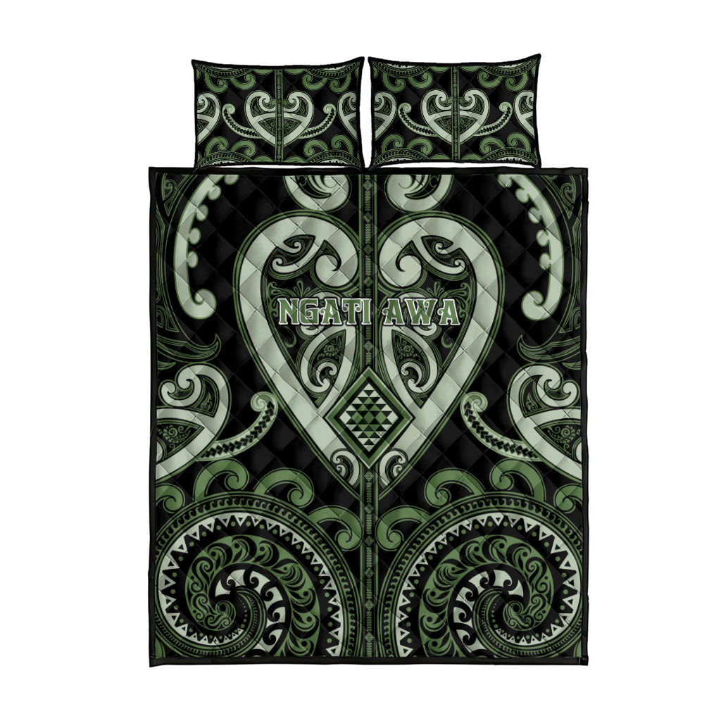 Aotearoa Ngati Awa Quilt Bed Set Maori Tribal Pattern