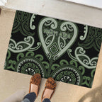 Aotearoa Ngati Awa Rubber Doormat Maori Tribal Pattern