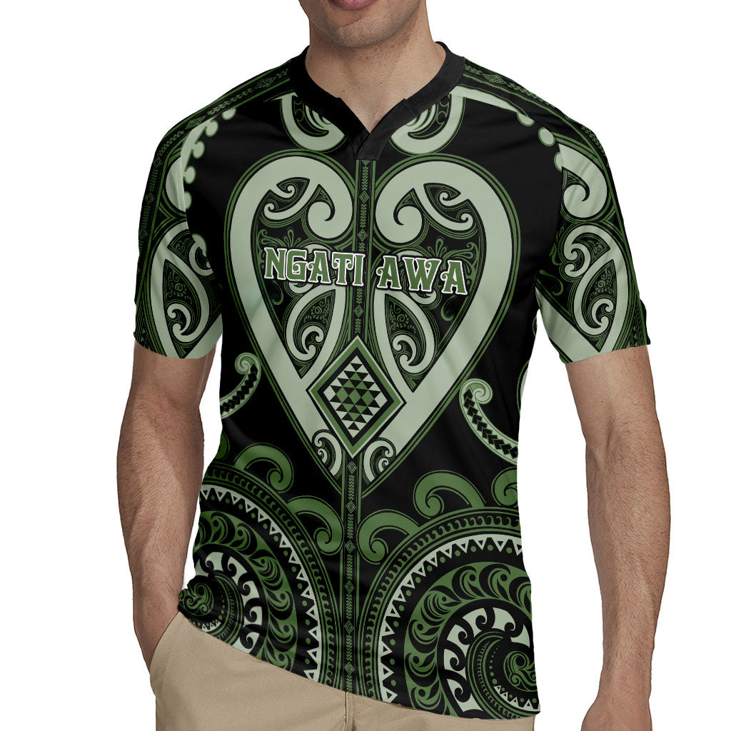 Custom Aotearoa Ngati Awa Rugby Jersey Maori Tribal Pattern