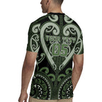 Custom Aotearoa Ngati Awa Rugby Jersey Maori Tribal Pattern