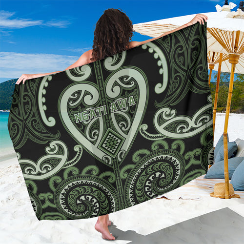 Aotearoa Ngati Awa Sarong Maori Tribal Pattern