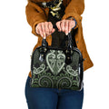 Aotearoa Ngati Awa Shoulder Handbag Maori Tribal Pattern