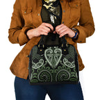 Aotearoa Ngati Awa Shoulder Handbag Maori Tribal Pattern