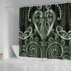 Aotearoa Ngati Awa Shower Curtain Maori Tribal Pattern