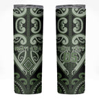 Custom Aotearoa Ngati Awa Skinny Tumbler Maori Tribal Pattern