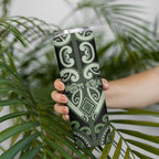 Custom Aotearoa Ngati Awa Skinny Tumbler Maori Tribal Pattern