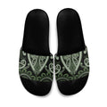Aotearoa Ngati Awa Slide Sandals Maori Tribal Pattern