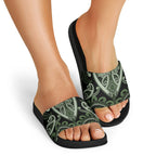 Aotearoa Ngati Awa Slide Sandals Maori Tribal Pattern