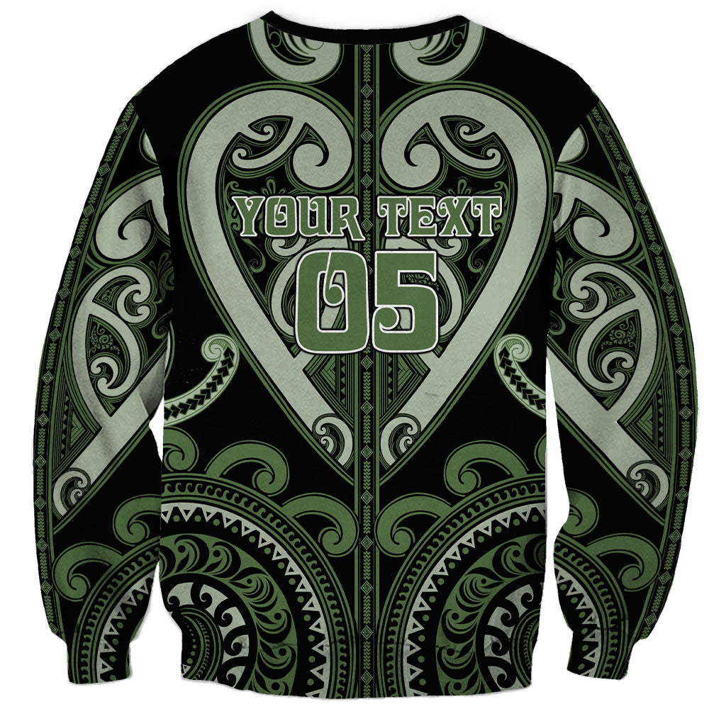 Custom Aotearoa Ngati Awa Sweatshirt Maori Tribal Pattern
