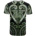 Custom Aotearoa Ngati Awa T Shirt Maori Tribal Pattern