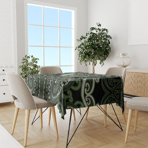 Aotearoa Ngati Awa Tablecloth Maori Tribal Pattern